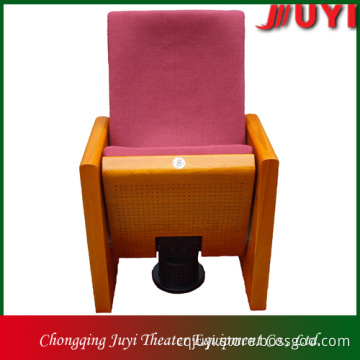 JY-912 factory price wooden armrest church prayer chair wood chair church